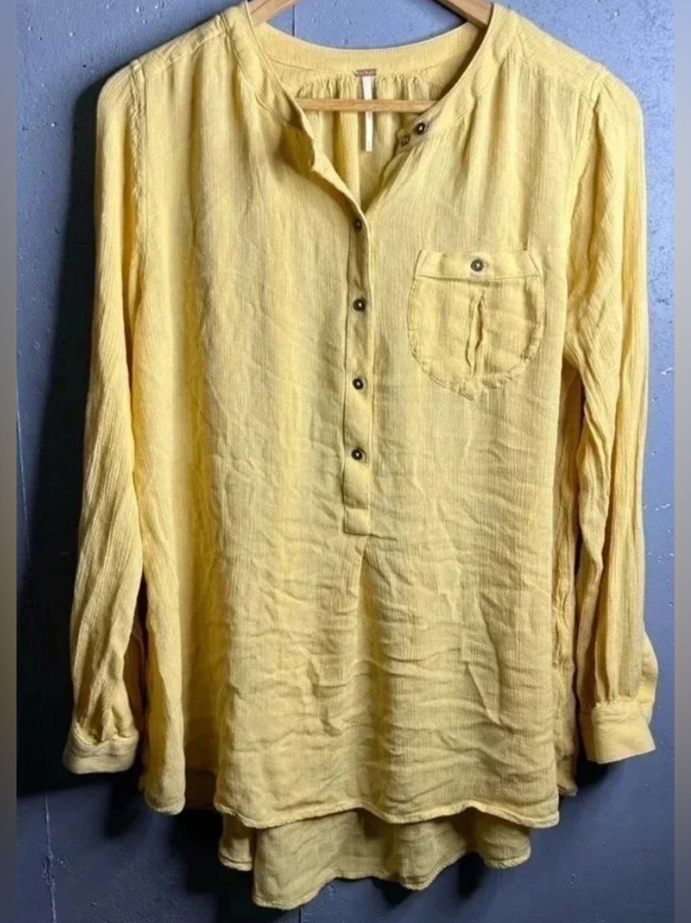 FREE PEOLE GAUZE TUNIC